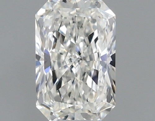0.41 carat H-VVS2 Natūralus Radiant Deimantas (1)