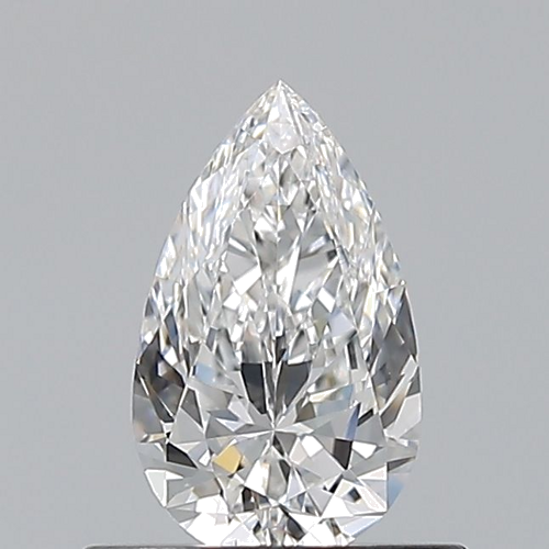 0.5 carat E-VVS1 Natūralus Pear Deimantas (1)
