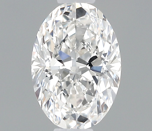 0.4 carat F-VVS2 Natūralus Oval Deimantas (1)