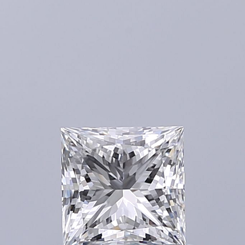0.52 carat F-VVS1 Natūralus Princess Deimantas (1)