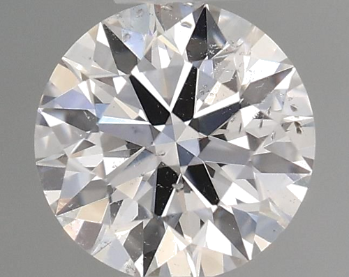0.35 carat E-SI2 Excellent cut Natūralus Round Deimantas (1)