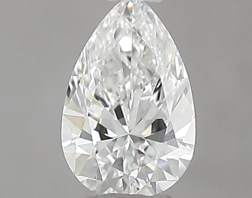 0.4 carat D-VS2 Natūralus Pear Deimantas (1)