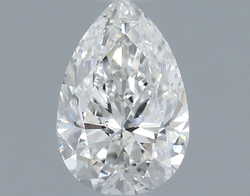 0.37 carat I-SI1 Natūralus Pear Deimantas (1)