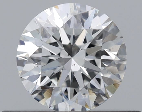 0.4 carat F-SI1 Very Good cut Natūralus Round Deimantas (1)