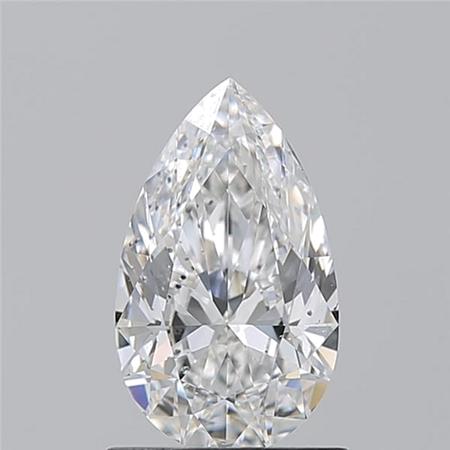 1.01 carat F-SI2 Natūralus Pear Deimantas (1)