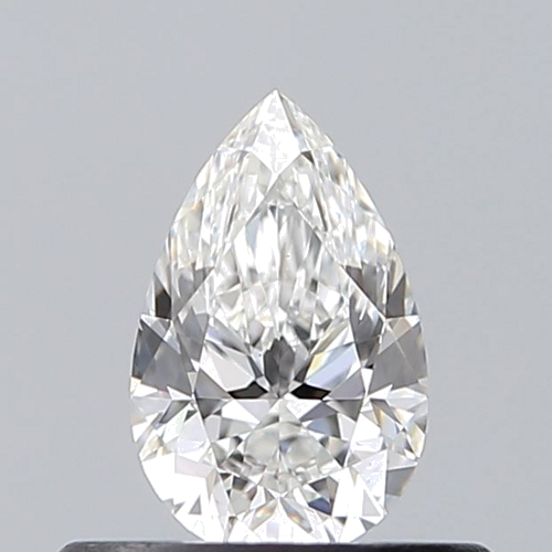 0.4 carat F-VS1 Natūralus Pear Deimantas (1)