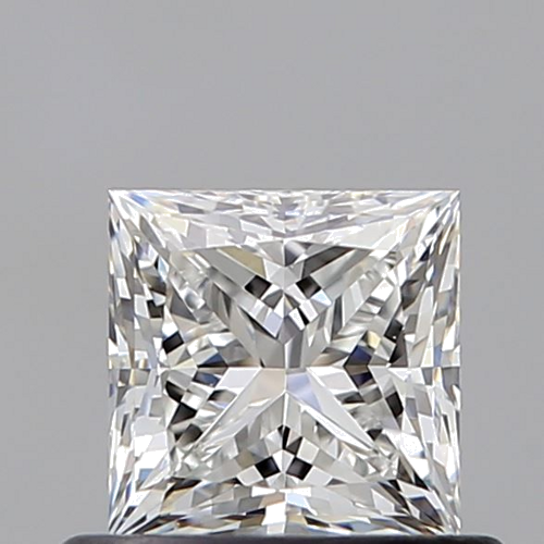 0.64 carat G-VVS1 Natūralus Princess Deimantas (1)