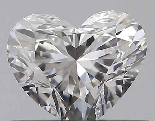 0.46 carat E-VS2 Natūralus Heart Deimantas (1)