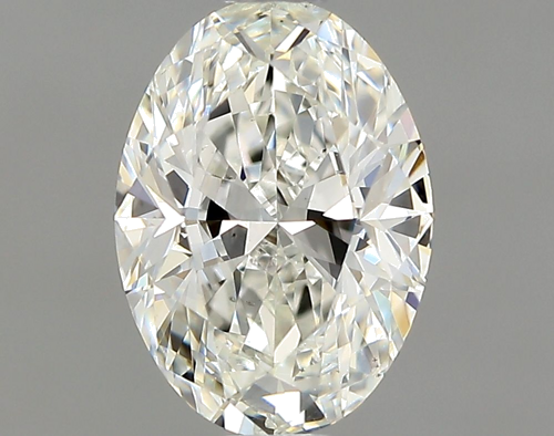 1.0 carat H-SI1 Natūralus Oval Deimantas (1)