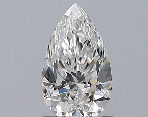 0.72 carat E-VVS2 Natūralus Pear Deimantas (1)