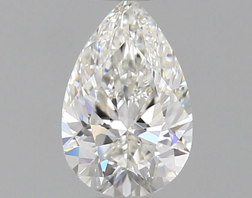 0.31 carat G-VVS2 Natūralus Pear Deimantas (1)
