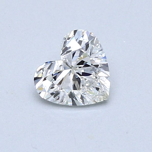 0.52 carat F-VS1 Natūralus Heart Deimantas (1)