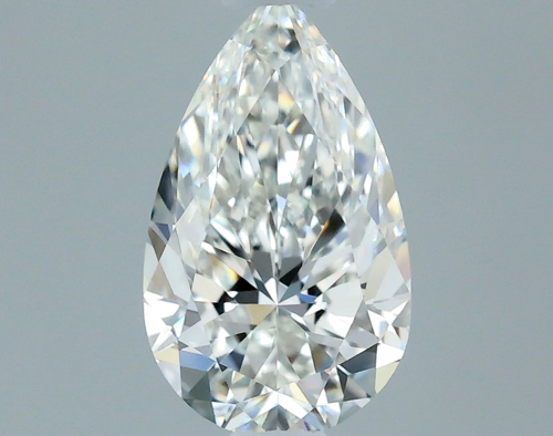 0.57 carat G-VVS1 Natūralus Pear Deimantas (1)