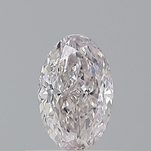 0.5 carat Fancy Light Pink-VS1 Natūralus Oval Deimantas (1)