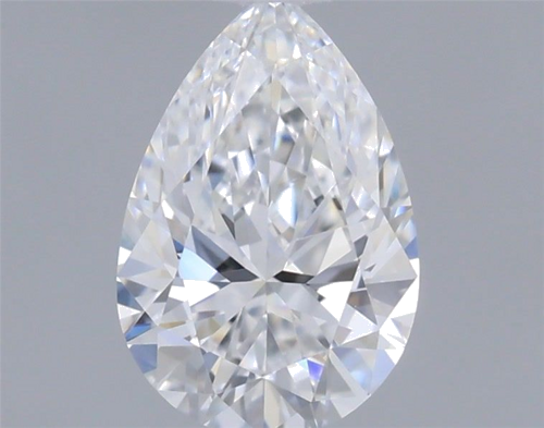 0.42 carat D-VVS1 Natūralus Pear Deimantas (1)