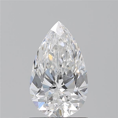 1.2 carat E-SI2 Natūralus Pear Deimantas (1)