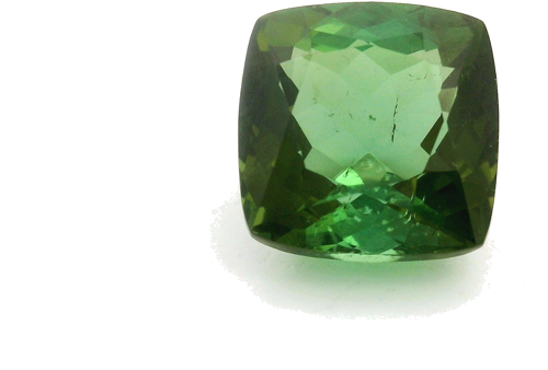 3.97 carat GREEN Cushion Tourmaline (1)