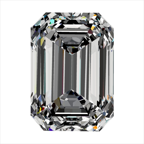 0.3 carat E-VVS1 Natūralus Emerald Deimantas (1)