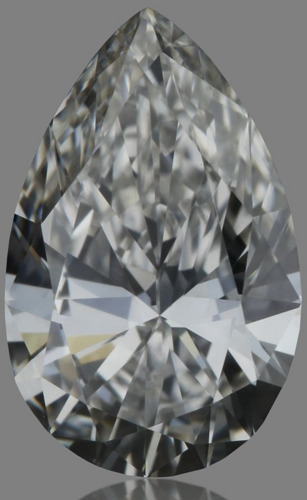 0.51 carat I-VS1 Natūralus Pear Deimantas (1)