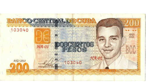 Cuba 200 pesos banknote (1)