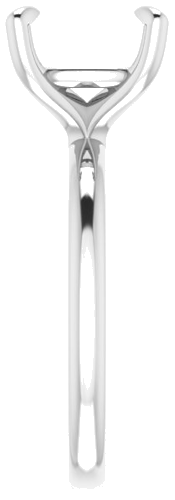 Sužadėtuvių Žiedas „Solitaire“ 585 Baltojo Aukso Cushion 9mm (4)