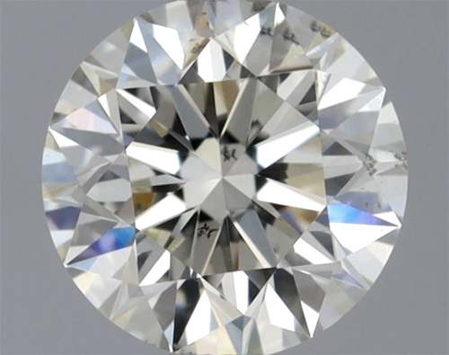 0.37 carat K-SI1 Excellent cut Natūralus Round Deimantas (1)
