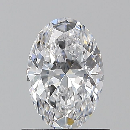 0.75 carat D-SI1 Natūralus Oval Deimantas (1)