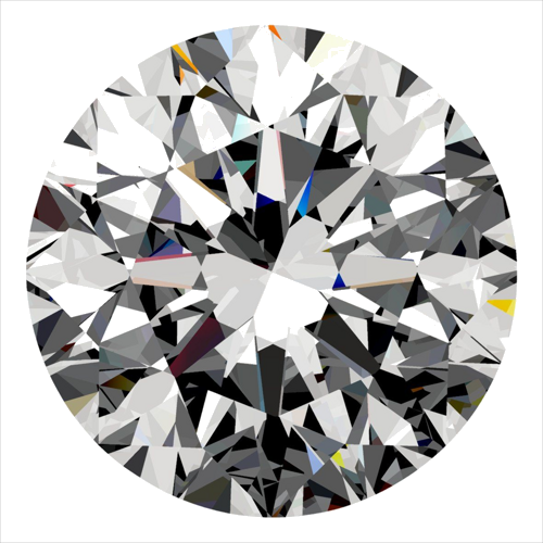0.3 carat G-VS2 Very Good cut Natūralus Round Deimantas (1)