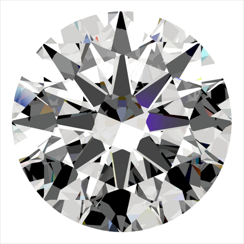 0.31 carat H-VVS1 Excellent cut Natūralus Round Deimantas (1)
