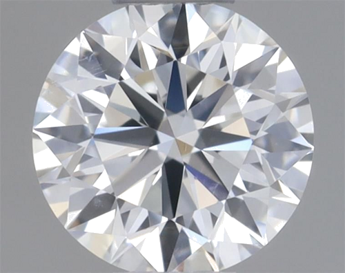 0.37 carat F-SI1 Excellent cut Natūralus Round Deimantas (1)