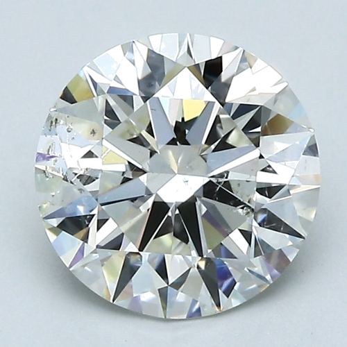 2.52 carat J-SI2 Excellent cut Natūralus Round Deimantas (1)