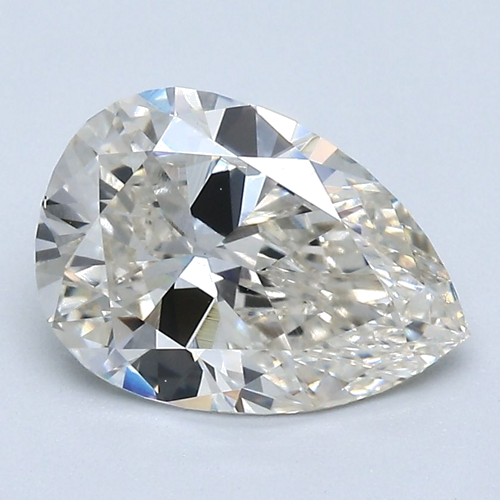 2.03 carat K-VS1 Natūralus Pear Deimantas (1)