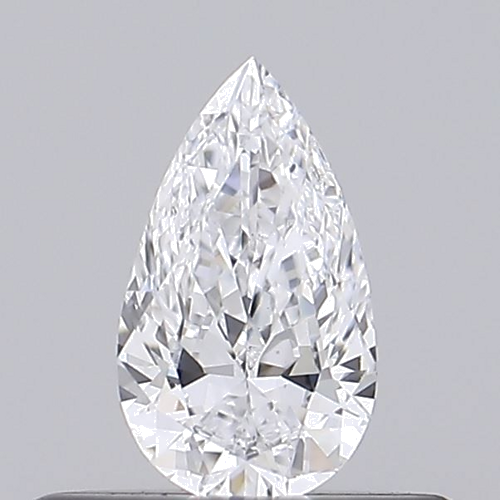 0.3 carat D-VS2 Natūralus Pear Deimantas (1)