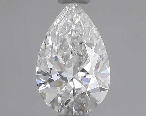 0.5 carat E-SI1 Natūralus Pear Deimantas (1)