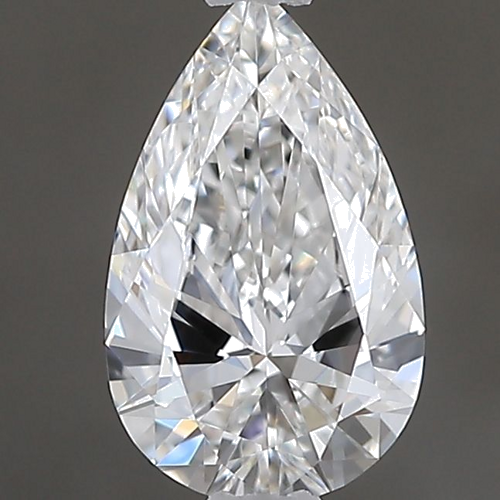 0.44 carat F-VVS2 Natūralus Pear Deimantas (1)