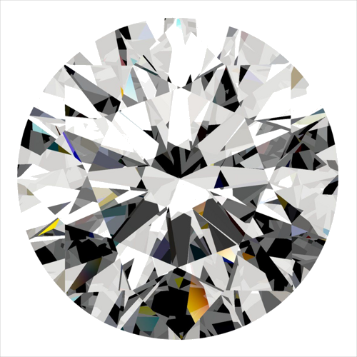 0.3 carat H-VS2 Excellent cut Natūralus Round Deimantas (1)