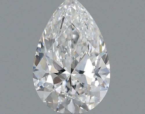 0.41 carat E-VVS2 Natūralus Pear Deimantas (1)