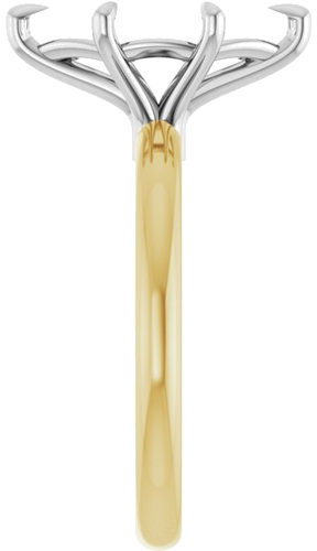 Sužadėtuvių Žiedas „Solitaire“ 14k yellow/white gold Marquise 13mm x 6.5mm (4)