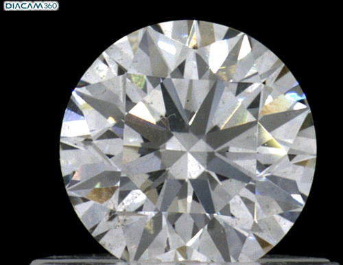 0.5 carat H-SI2 Excellent cut Natūralus Round Deimantas (1)