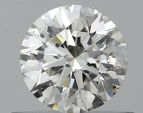 0.5 carat G-SI2 Excellent cut Natūralus Round Deimantas (1)