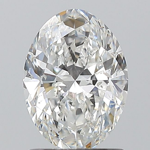 1.2 carat F-SI2 Natūralus Oval Deimantas (1)