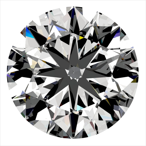 0.3 carat H-SI1 GD cut Natūralus Round Deimantas (1)