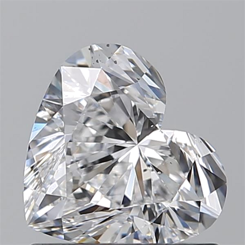0.96 carat D-SI1 Natūralus Heart Deimantas (1)