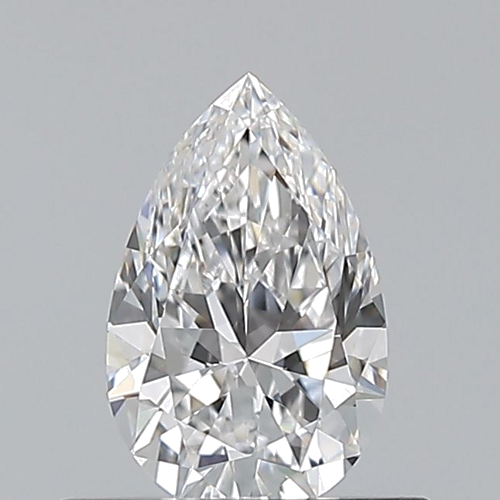 0.5 carat E-IF Natūralus Pear Deimantas (1)