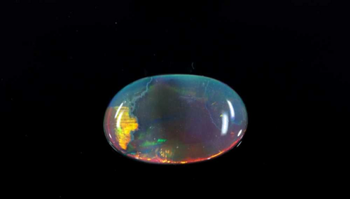0.45 carat MULTI_COLOR Oval Opal (1)