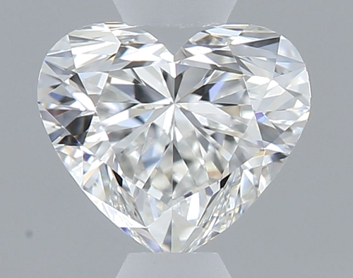 0.41 carat F-IF Natūralus Heart Deimantas (1)