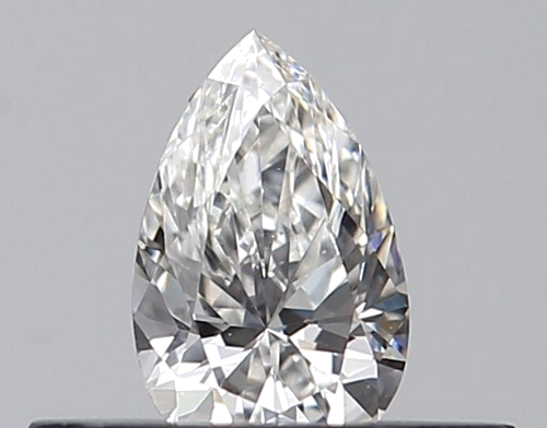 0.23 carat G-VVS1 Natūralus Pear Deimantas (1)