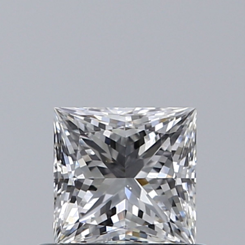 0.52 carat E-VS2 Natūralus Princess Deimantas (1)