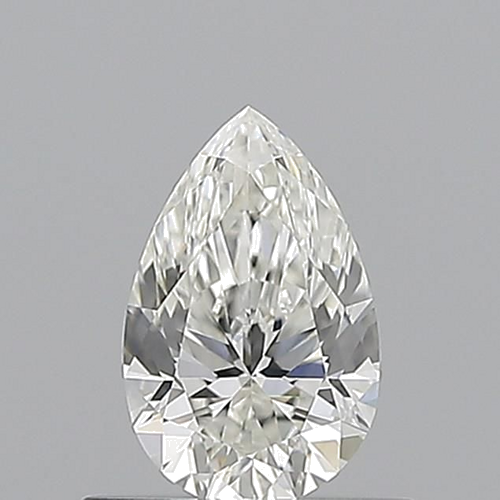 0.5 carat H-VS2 Natūralus Pear Deimantas (1)