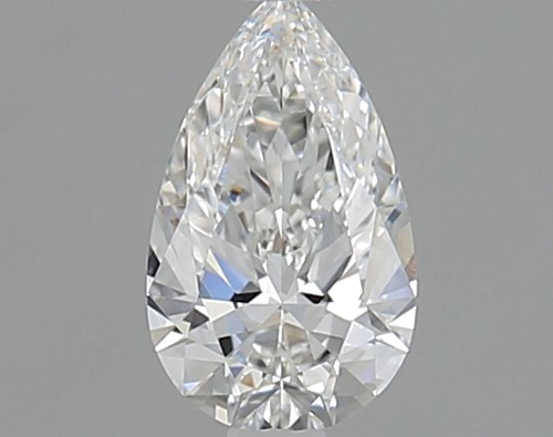 0.5 carat E-VS2 Natūralus Pear Deimantas (1)